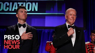 WATCH LIVE Biden attends 2024 White House Correspondents Dinner hosted by Colin Jost [upl. by Jeunesse]