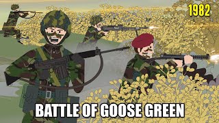 Battle of Goose Green  2 Para against all Odds 28–29th May 1982 [upl. by Orodisi]