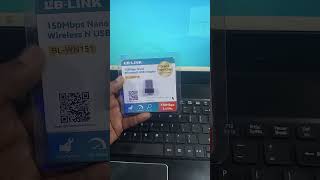 Lblink 150mbps mini wifi usb adapter how to connect Iblink to wifi sahilsir viral trending [upl. by Akeihsal]