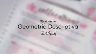 BITÁCORA ANALÓGICA P2  Geometría Descriptiva [upl. by Schulz710]