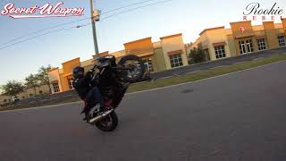 How to wheelie a stock 300cc bike like a boss CBR300R [upl. by Sutton]