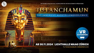 Tutanchamun – das immersive Ausstellungserlebnis  Lichthalle Maag [upl. by Ecinrahs]