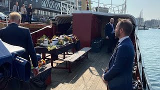 Uitvaart op zee vanuit Scheveningen 18 september 2024 [upl. by Giles]