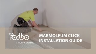 Marmoleum Click  Installation guide  Forbo Flooring Systems [upl. by Mighell239]