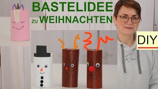 Weihnachtsbastelideen Weihnachtsbasteln mit Toilettenrollen  Tipps für GroßEltern [upl. by Neahs730]