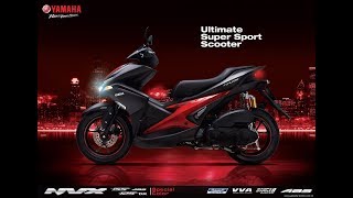 2022 Yamaha AeroxNVX 125 LC Acceleration Specifications First Look Features [upl. by Lonnard]