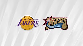 Los Angeles Lakers v Philadelphia 76ers  Kobe Era  NBA 2K24 [upl. by Anemolif989]