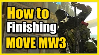 How to Perform a Finishing Move in COD Modern Warfare 3 Quick Tutorial [upl. by Fadil360]