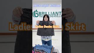 Ladies Denim Skirtcheapest factory prices in PHP welcome to contact me ukayseller ukaysupplier [upl. by Phippen121]