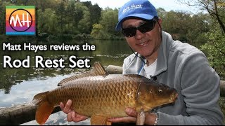 Matt Hayes talks about his Adventure Rod Rest set  suitable for floatfishing and legering [upl. by Ssitruc]