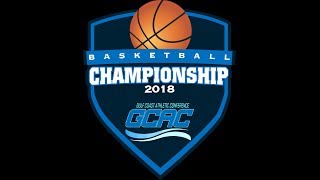 2018 GCAC Conference Basketball Tournament Mens Final Dillard vs Xavier [upl. by Tonina]