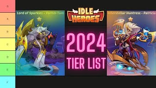 Idle Heroes Hero TIER LIST 2024 [upl. by Llig]