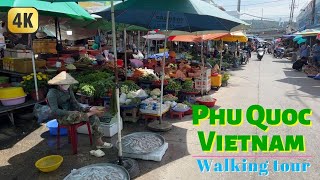 4K Phu Quoc Island Walking Tour〈Vietnam〉 “Walk the charming island of Phu Quoc” [upl. by Mcclain204]