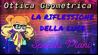 LA RIFLESSIONE DELLA LUCE definizione analisi con gli SPECCHI PIANI [upl. by Asha225]