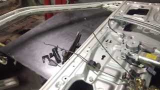 Door Window Seal Removal  WD21 Nissan Pathfinder [upl. by Eirdua]