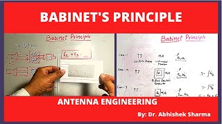 Babinet Principle in Antenna [upl. by Armalla]