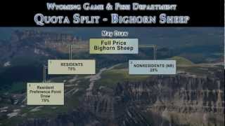 Wyoming Bighorn Sheep License Draw [upl. by Asiole]