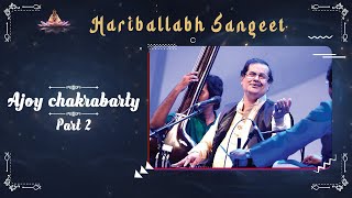 Ajoy Chakraborty Vocal  Performance  Harivallabh Sangeet Sammelan 2001 [upl. by Aikemit]