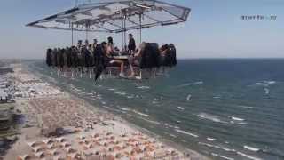 Dinner in the sky  on the Beach [upl. by Ylek]