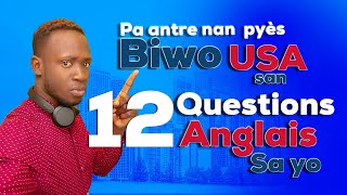 Men 12 kesyon Anglais ou dwe konnen avan w ale nan yon OFFICE USA [upl. by Jezabella351]