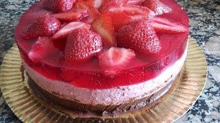 TORTA DE FRESAS Y CHOCOLATE [upl. by Eidde153]