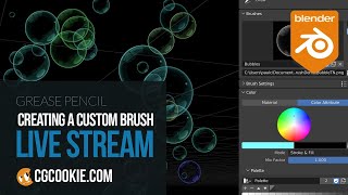 Create Custom brushes for Grease Pencil in Blender [upl. by Iahc]