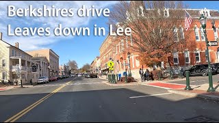 Berkshires scenic drive midtolate fall around downtown Lee Massachusetts [upl. by Nnoj]