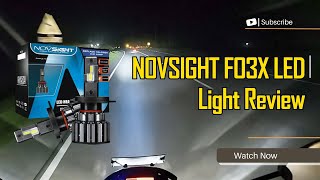 জিক্সার বাইকে কম ওয়াটে বেশি আলো  Novsight F03xH4 LED Light Review সেরা নভসাইট এলইডি লাইট  H4 LED [upl. by Chessa]