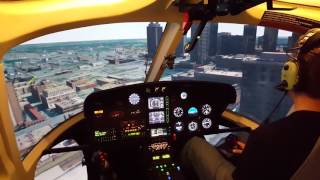 Frasca H125 Helicopter Flight Training Device with incredibly realistic visual system [upl. by Schargel]