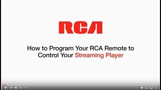 Streaming amp Video Accessory Remote Control Direct Code Programming [upl. by Ruomyes]