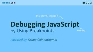 Debugging JavaScript by Using Breakpoints [upl. by Aztin]