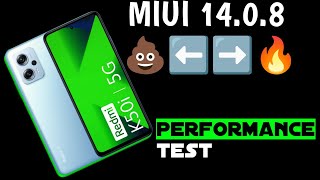 Redmi K50i New Update  Miui 1408  Performance Test  Review 🔥 k50i miui14 redmi hyperos [upl. by Ndnarb]