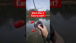 Slow motion Casting of Abu Black Max X Baitcasting Reel fishing bassfishing fisherman [upl. by Koerner]