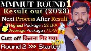 MMMUT round 1 Result 2023  Round 1 Cut off  Important documents  freeze amp Float क्या करे [upl. by Cuttie]