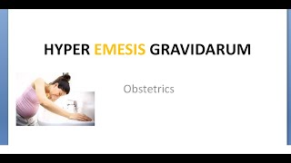 Obstetrics 203 Hyper Emesis Gravidarum hyperemesis theory cause treat differential [upl. by Naillimixam508]