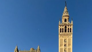 Giralda Seville Province of Seville Andalusia Spain Europe [upl. by Nnylecyoj]