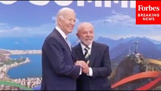 WATCH China’s President Xi Jinping amp President Joe Biden Arrive At G20 Summit In Rio De Janeiro [upl. by Naloj]