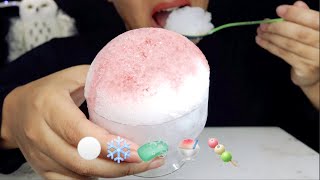 ASMR EMOJI CHALLENGE ICE EATINGSNOWBALLSFOAM ICESNOWFLAKEFULL VERSIONJUST BITES 1156 [upl. by Arriec]