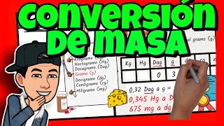 🚀 CONVERSIÓN de Unidades de MASA Kg Hg Dag g dg cg y mg 🚀 para NIÑOS de PRIMARIA [upl. by Hildegard]