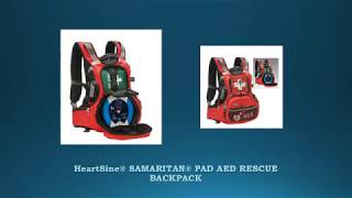 HeartSine® SAMARITAN® PAD AED RESCUE BACKPACK [upl. by Eilliw]