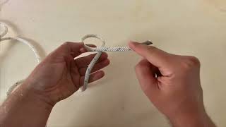 Knots tutorial  figure 8 knot [upl. by Ellekim]