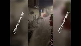 flooding in Ischia Italy [upl. by Katina]