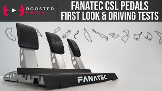 Fanatec CSL Pedals  Detailed First Look amp Driving Tests [upl. by Animsay]