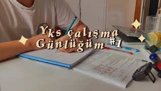 YKS DERS ÇALIŞMA GÜNLÜĞÜM 1  Ders çalışmaya çalışıyorum 🥸 [upl. by Adnwahsor]