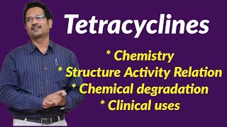 Tetracyclines  Structure Nomenclature Stereochemistry amp Chemical degradation [upl. by Lletnahs]