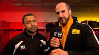 Cesaro interviews Santino Marella [upl. by Anayhd535]