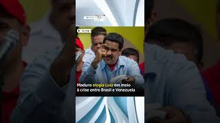 Maduro elogia Lula em meio à crise entre Brasil e Venezuela política noticia [upl. by Euh]