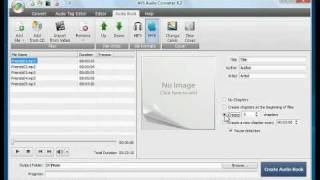 How to convert audio books to M4B for iPodiPhone using AVS Audio Converter [upl. by Auahsoj]