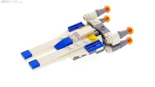 LEGO Star Wars UWing Fighter polybag review 30496 [upl. by Hutton787]