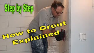 Grouting explained not hard when you know how [upl. by Siusan581]